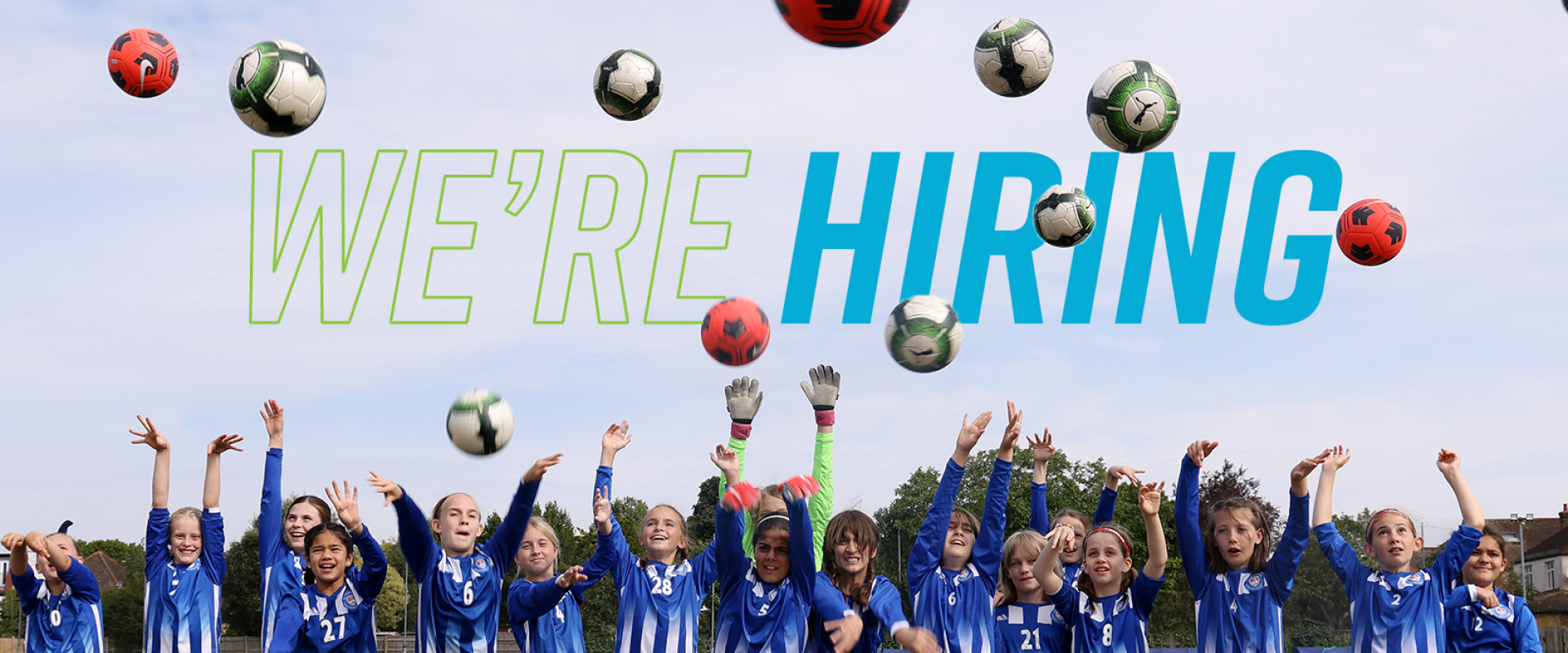 Run Coms were hiring graphic