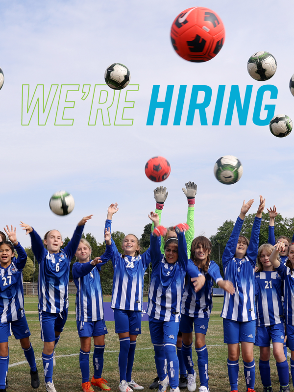 Run Comms 'were hiring' graphic